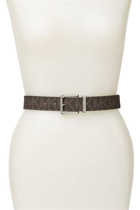 michael kors reversible belt mens|michael kors belts women's elastic.